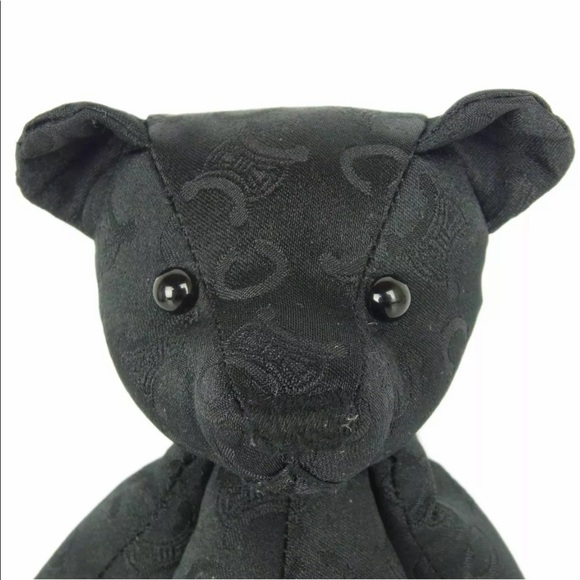 New CELINE C Macadam Teddy Bear Set of 2 $795 Retail - Picture 6 of 15